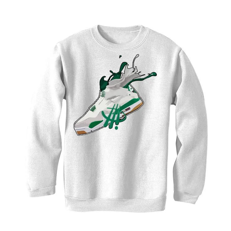 Nike SB x Air Jordan 4 “Pine Green” | illcurrency White T-Shirt (SPLASH)