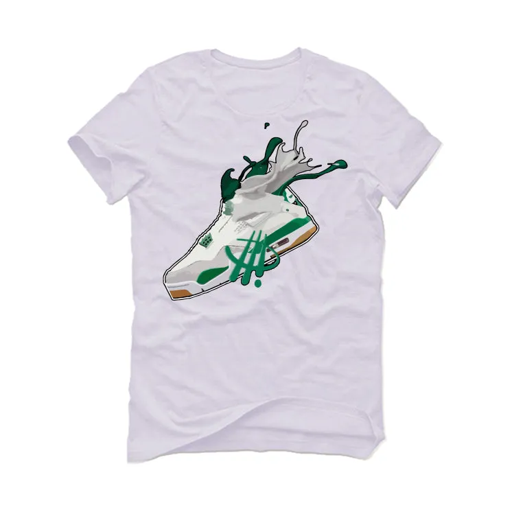 Nike SB x Air Jordan 4 “Pine Green” | illcurrency White T-Shirt (SPLASH)