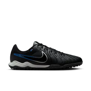 Nike Tiempo Legend 10 Academy TF Turf Soccer Cleat - Black/Chrome/Hyper Royal