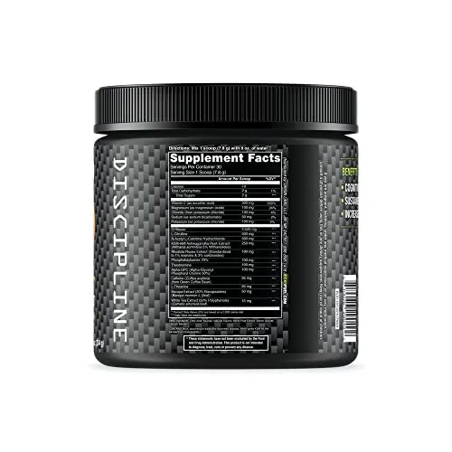 Origin Jocko Fuel Pre Workout Powder with L-Citrulline, Nootropic & Caffeine for Endurance & Stamina - Keto, Sugar Free Blend for Distance Running, Cycling, Jiu Jitsu - 30 Servings (Mango)