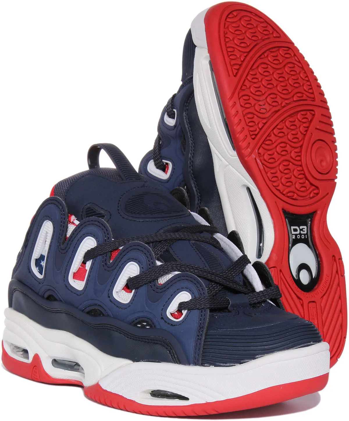 Osiris D3 2001 In Navy White For Men