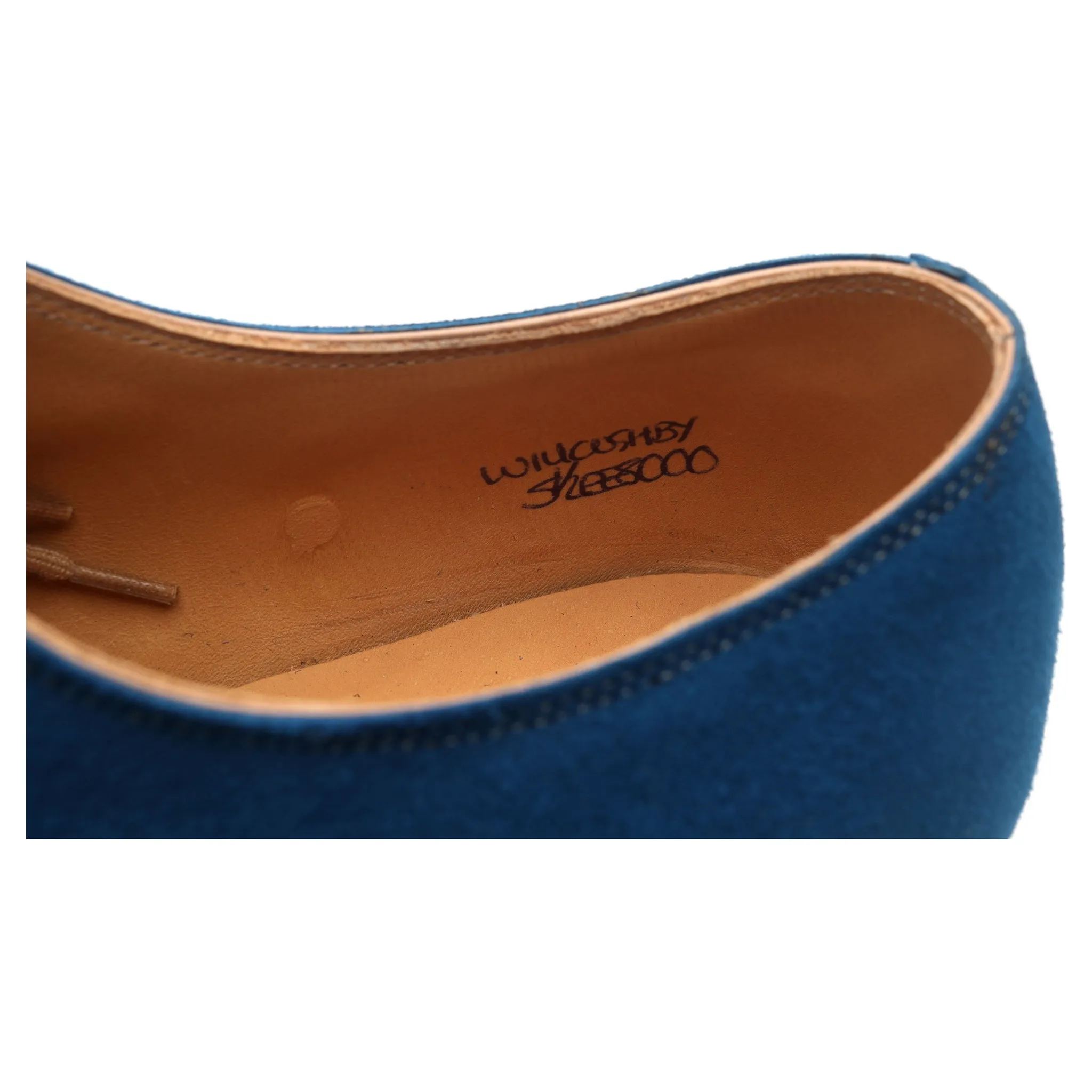 Paul Smith 'Willoughby' Blue Suede Derby UK 5.5 EE