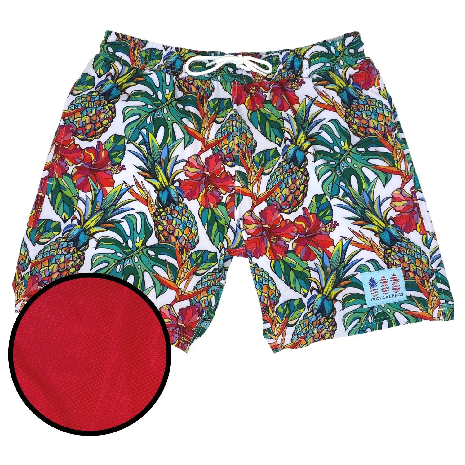 Pineapple Vibes Swimsuit Shorts