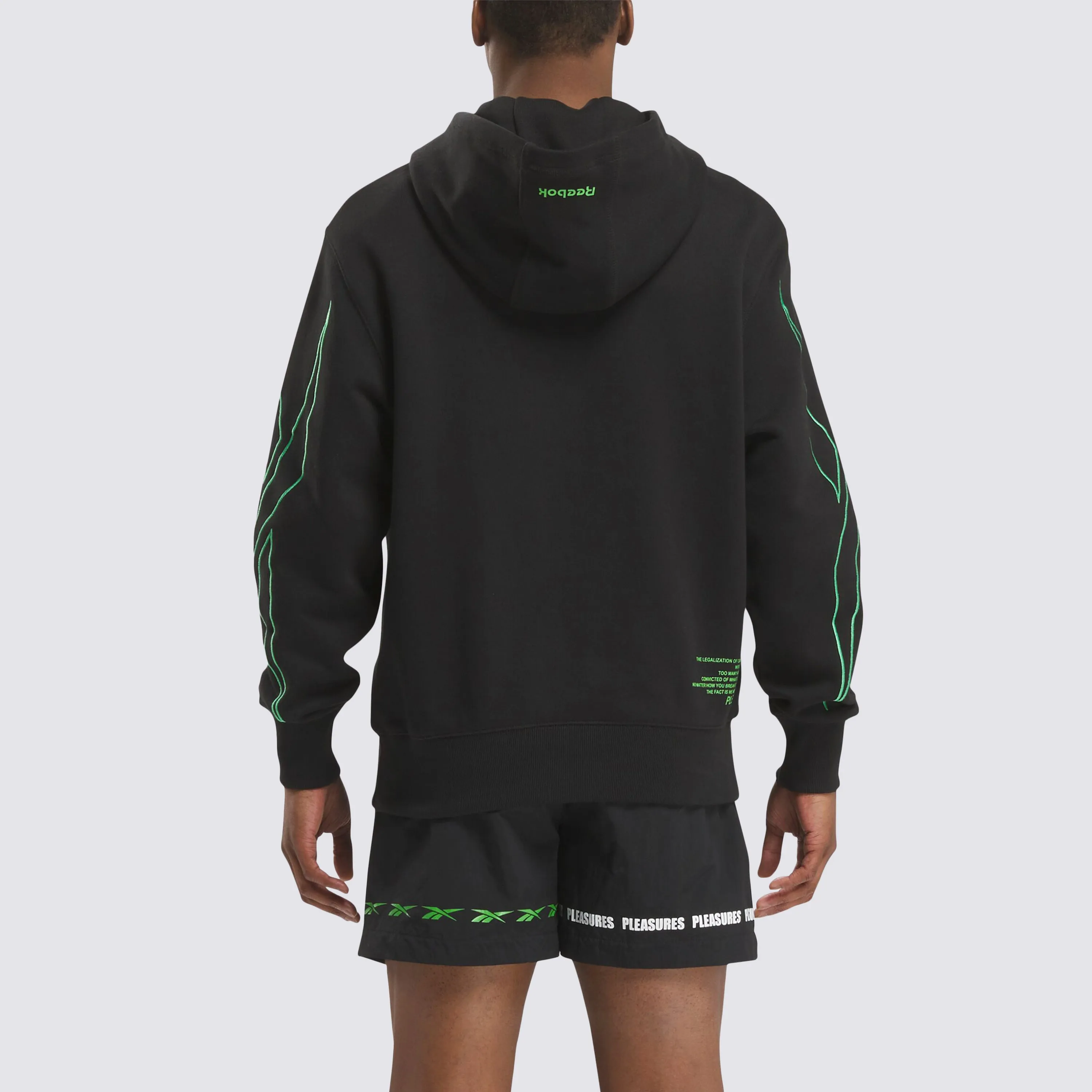 PLEASURES X REEBOK HOODIE