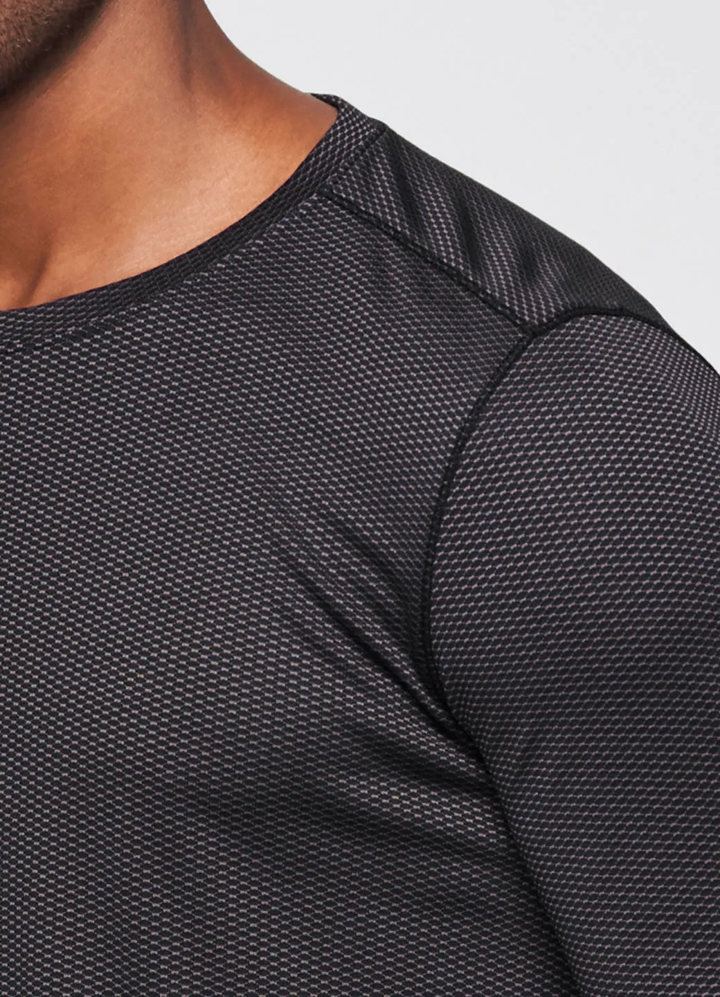 Prime Textured Long Sleeve Workout Tee