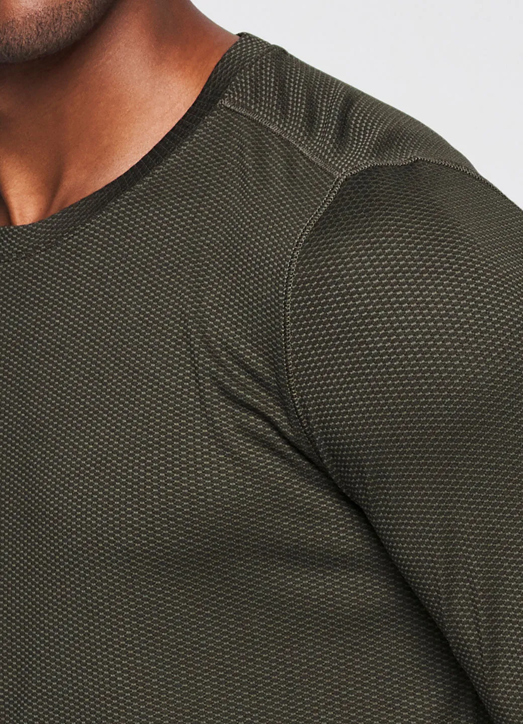 Prime Textured Long Sleeve Workout Tee