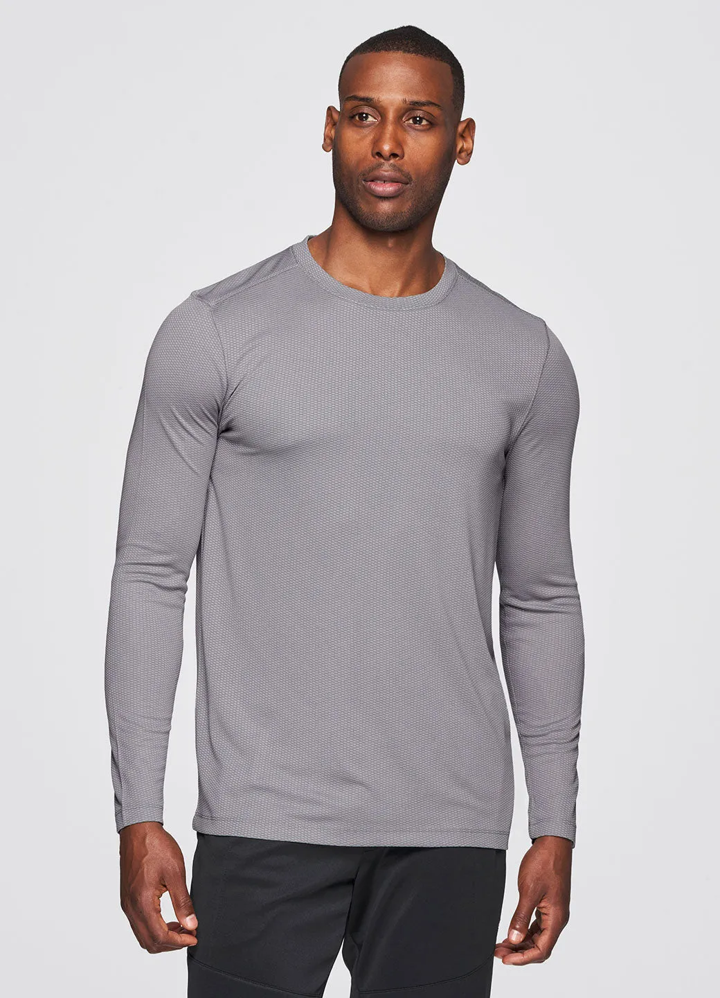 Prime Textured Long Sleeve Workout Tee