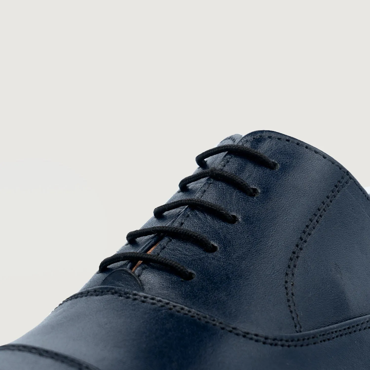 Professor Oxford Midnight Blue Leather Shoes