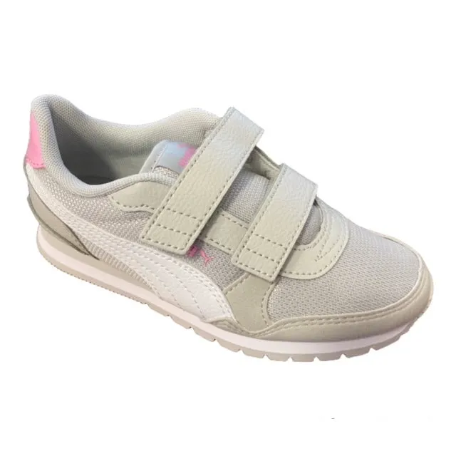 Puma scarpa sneakers da bambina con strappo SR Runner Mesh 385511 03 violetto bianco rosa