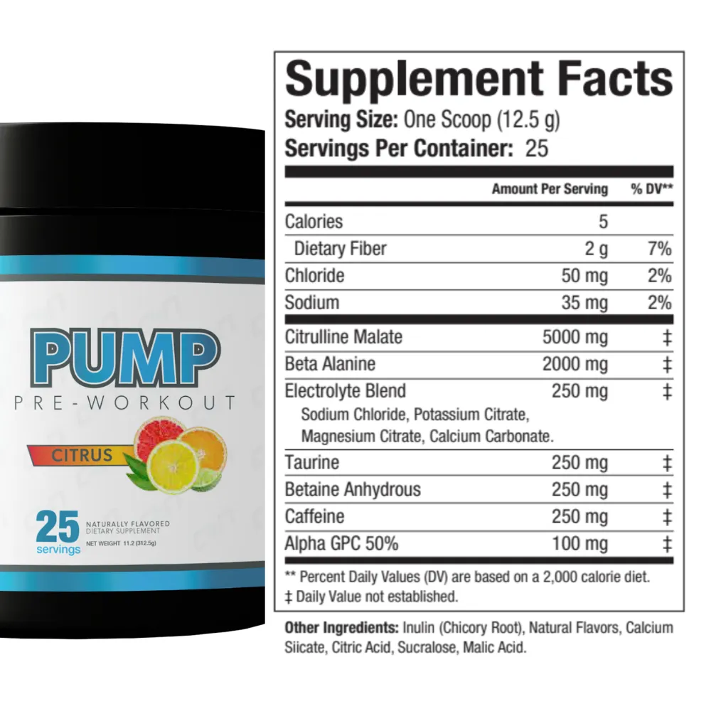 Pump Pre-Workout | 312.5g