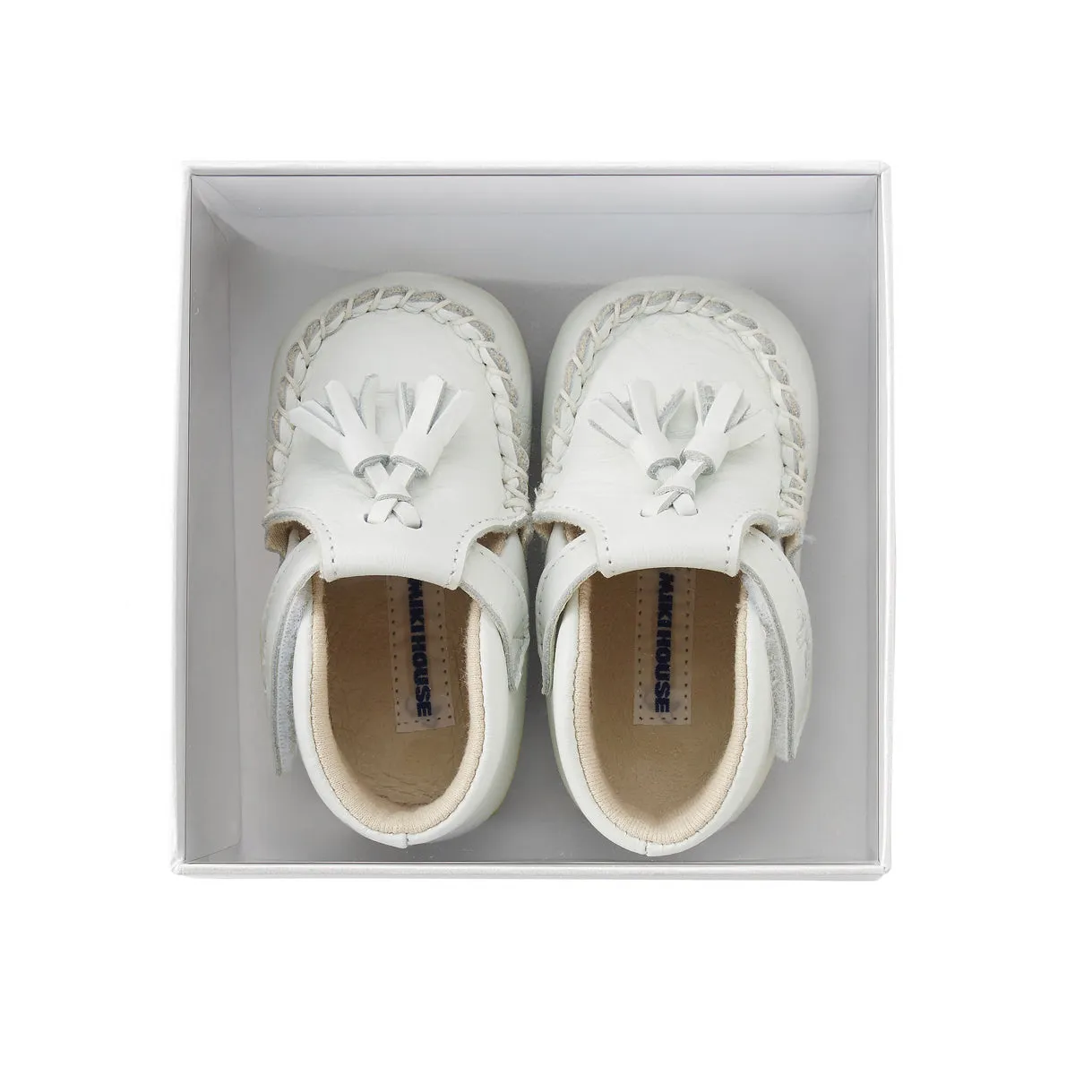 Pure White Pre-walking Shoes