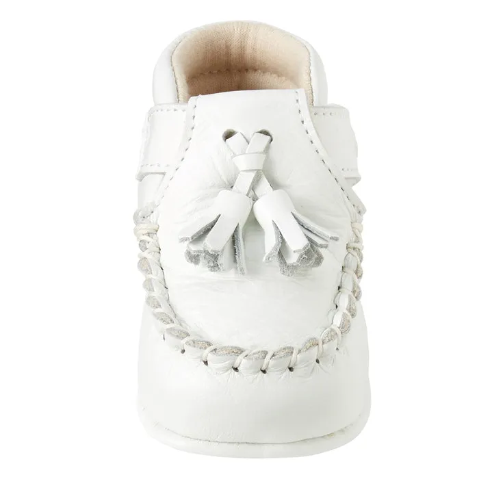 Pure White Pre-walking Shoes