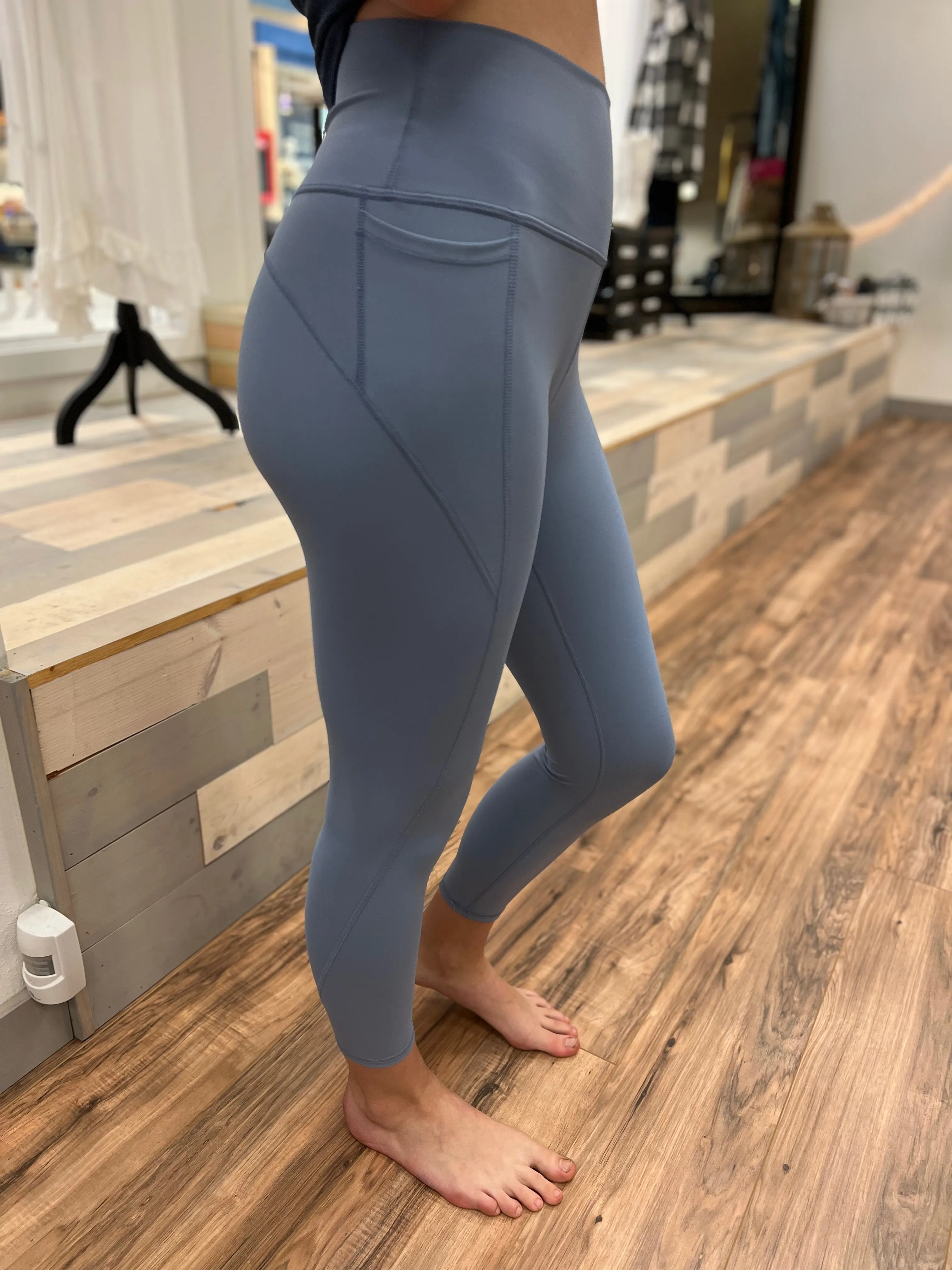 *PVM* Carmen Athleisure Leggings (Blue Stone)