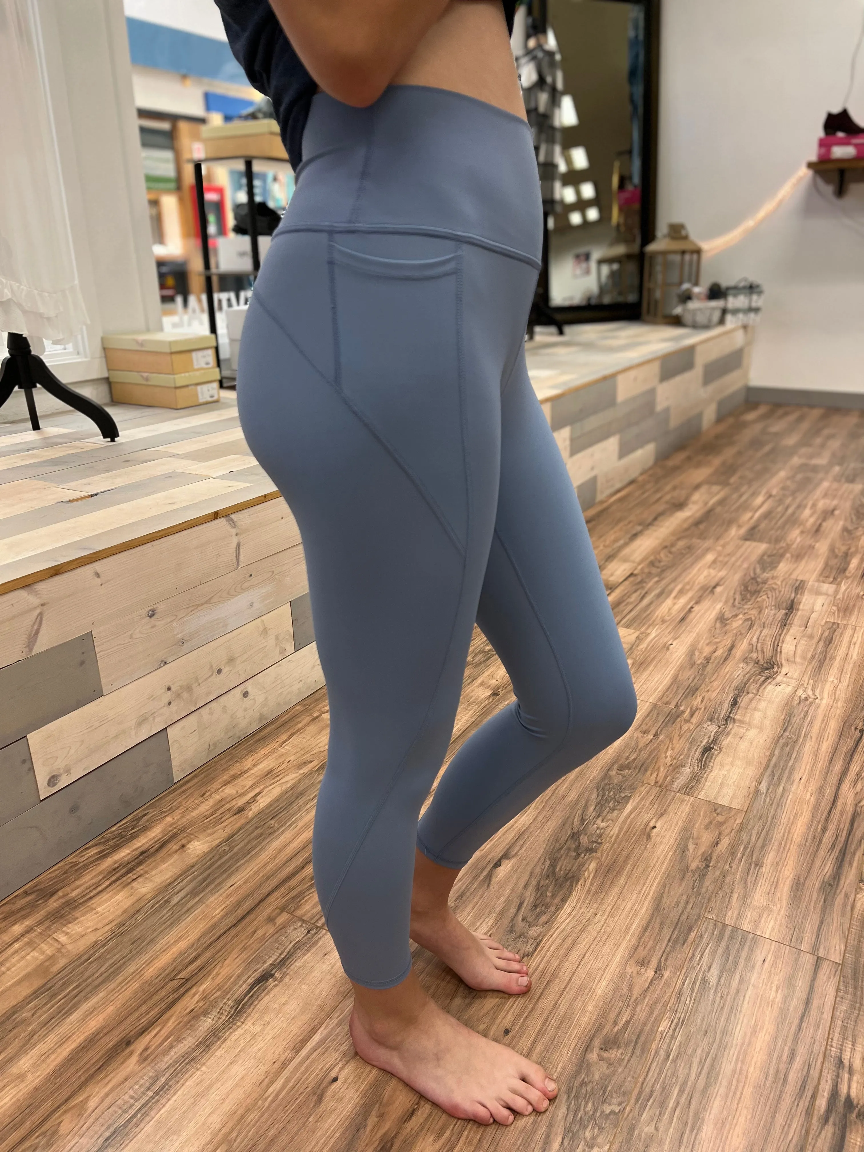 *PVM* Carmen Athleisure Leggings (Blue Stone)