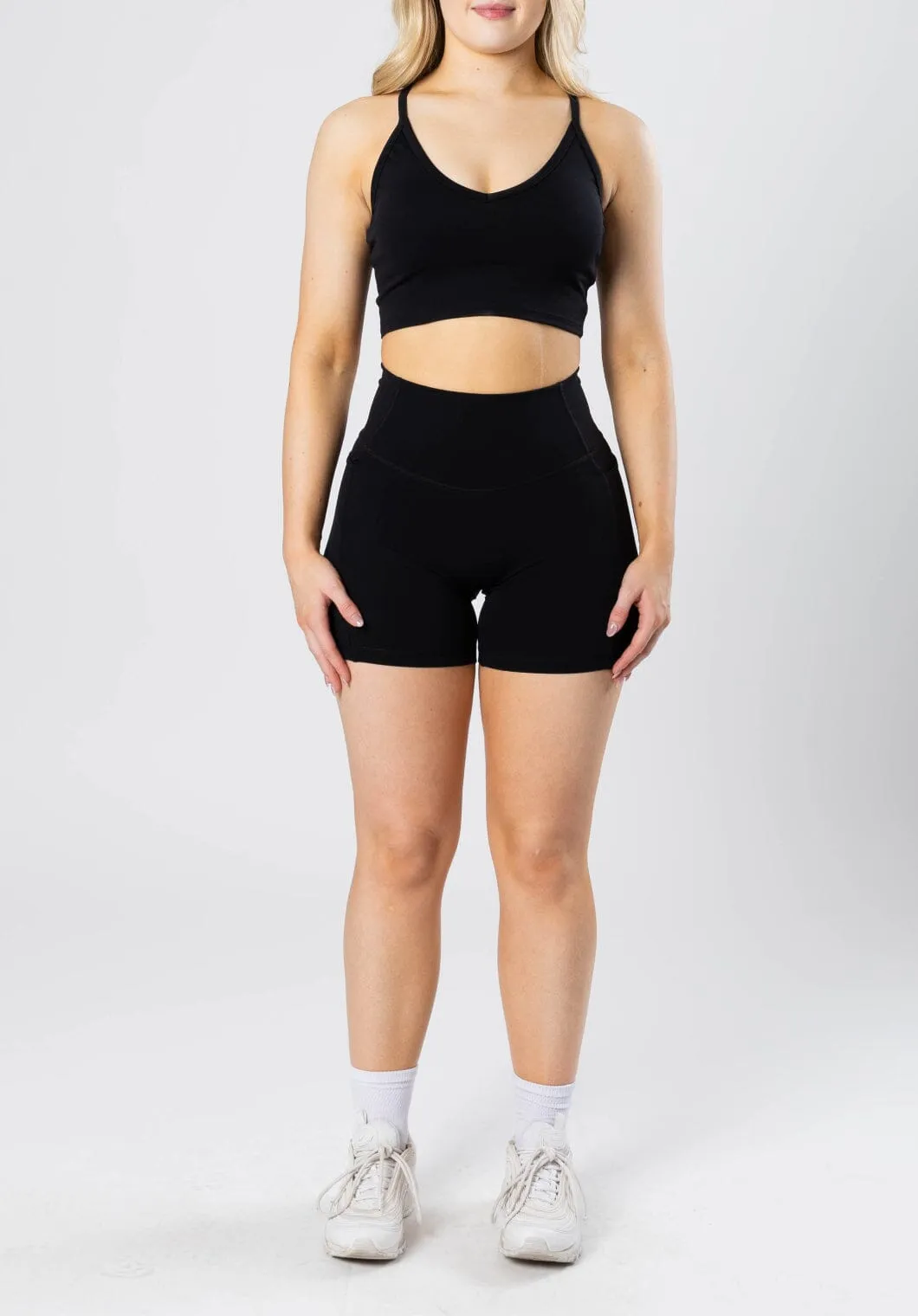 RecStretch Empower Sculptseam™ Plus Pocket Short Black