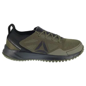 Reebok Mens Sage Green Mesh Work Shoes ST AT Trail Run Oxford