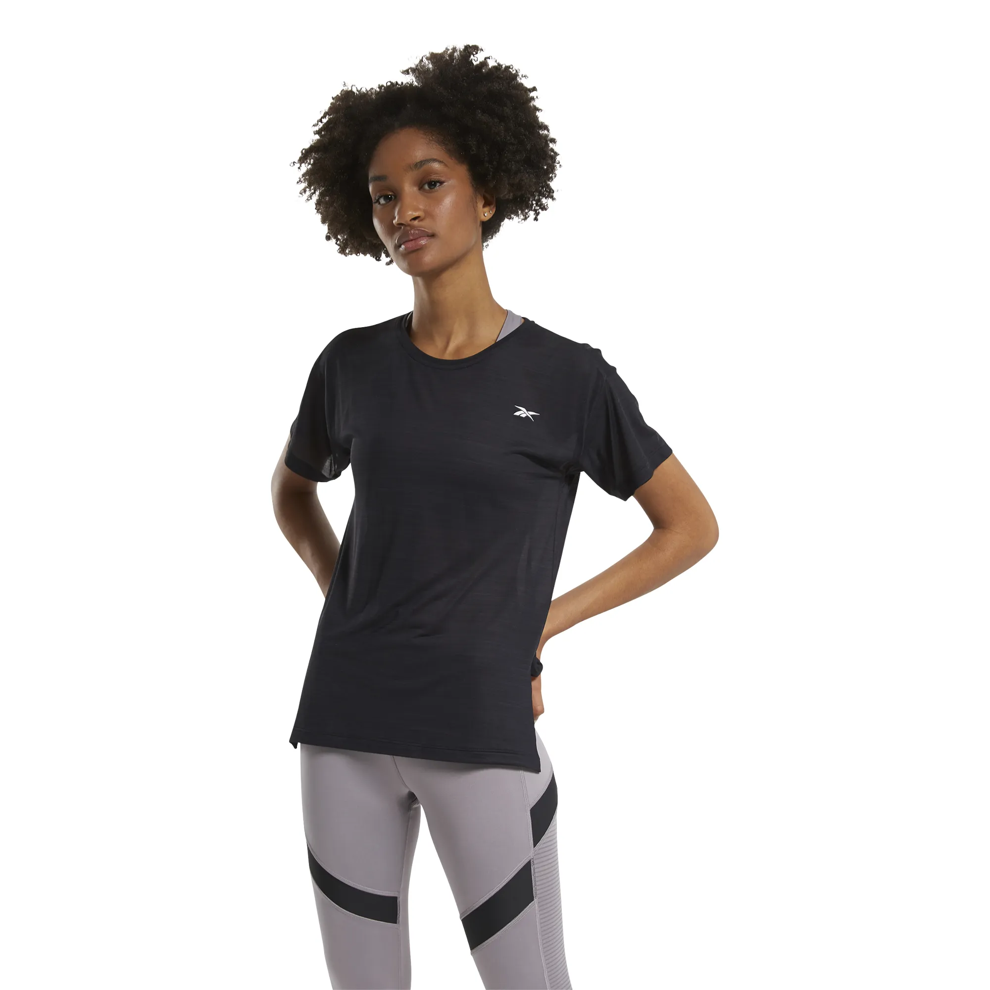 Reebok Women&#x27;s Workout Ready Activchill Tee Black | Buy Reebok Women&#x27;s Workout Ready Activchill Tee Black here | Outnorth