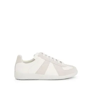 Replica Leather Sneaker in Off White