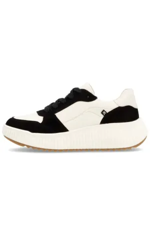 Rieker Trainer in White and Black