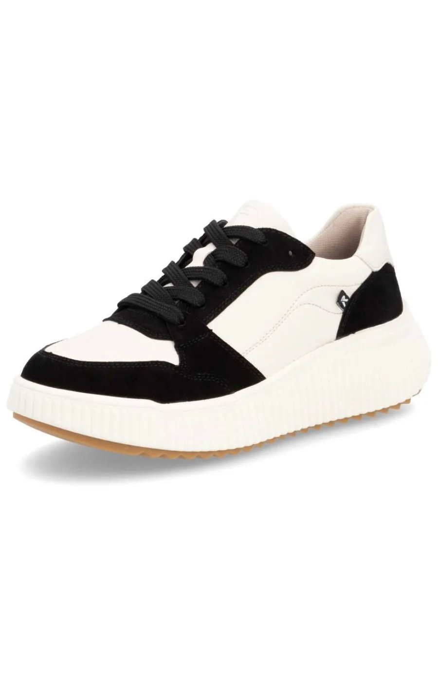 Rieker Trainer in White and Black