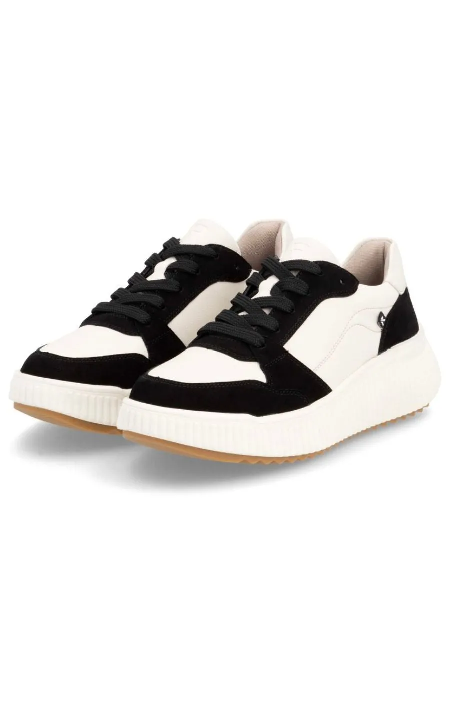 Rieker Trainer in White and Black