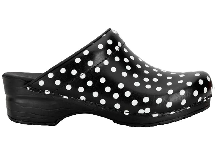 Sanita San Flex comfort clogs - White dots