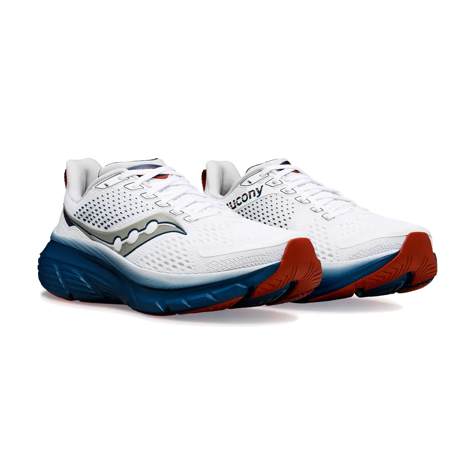 Saucony Men's Guide 17 White/Navy