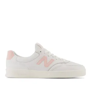 Scarpe Donna NEW BALANCE Sneakers 300 Court in Pelle e Mesh colore White e Pink