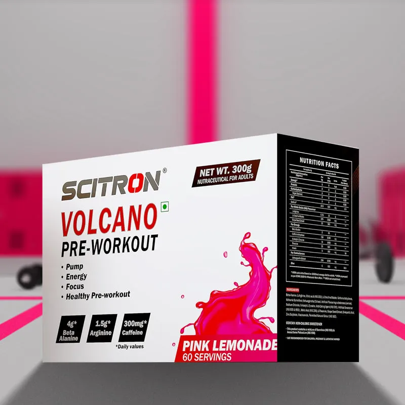 Scitron Volcano Preworkout - (Pink Lemonade)