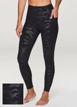 Shine Embossed Camo Legging