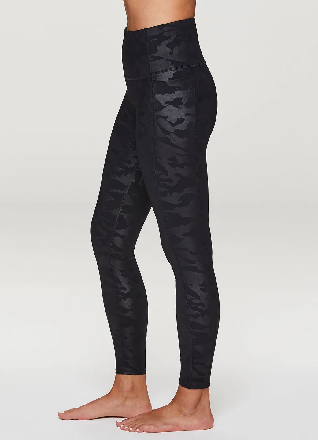 Shine Embossed Camo Legging