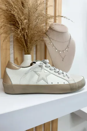 Shu Shop Paula Sneakers (Bone Lizard)