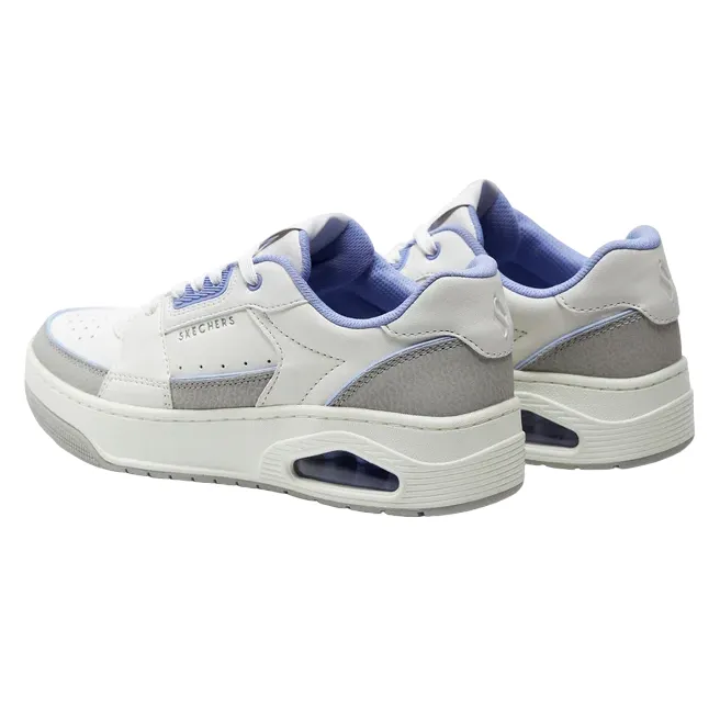 Skechers scarpa sneakers da donna Curted 177710\WLV bianco-lavanda