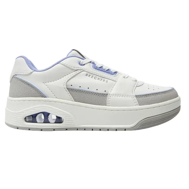 Skechers scarpa sneakers da donna Curted 177710\WLV bianco-lavanda