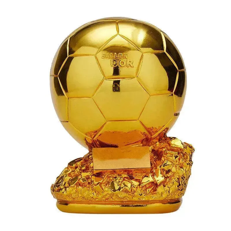 Soccer Player Award Soccer Golden Ball Trophy Model Customize