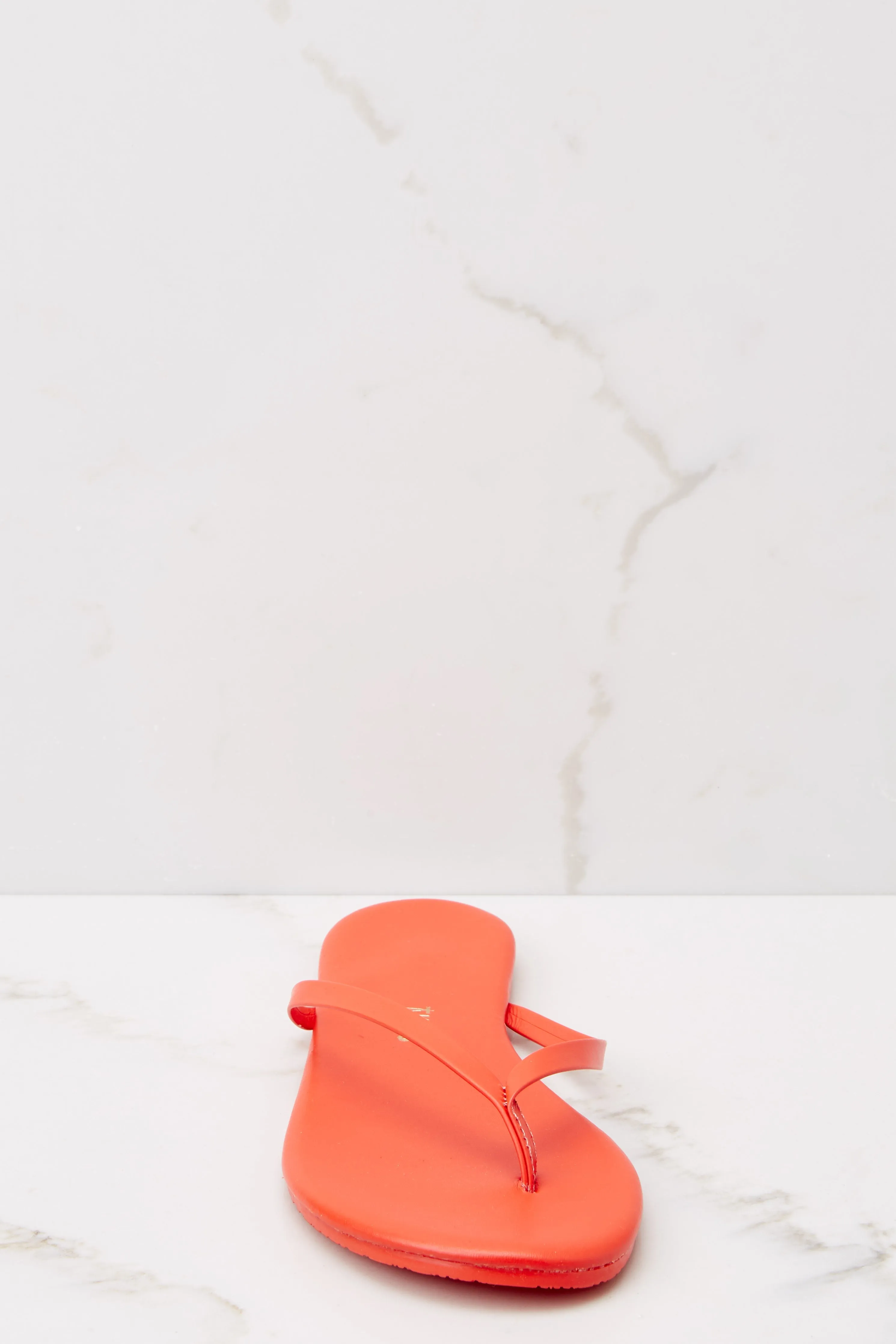 Solids Tangerine Sandals