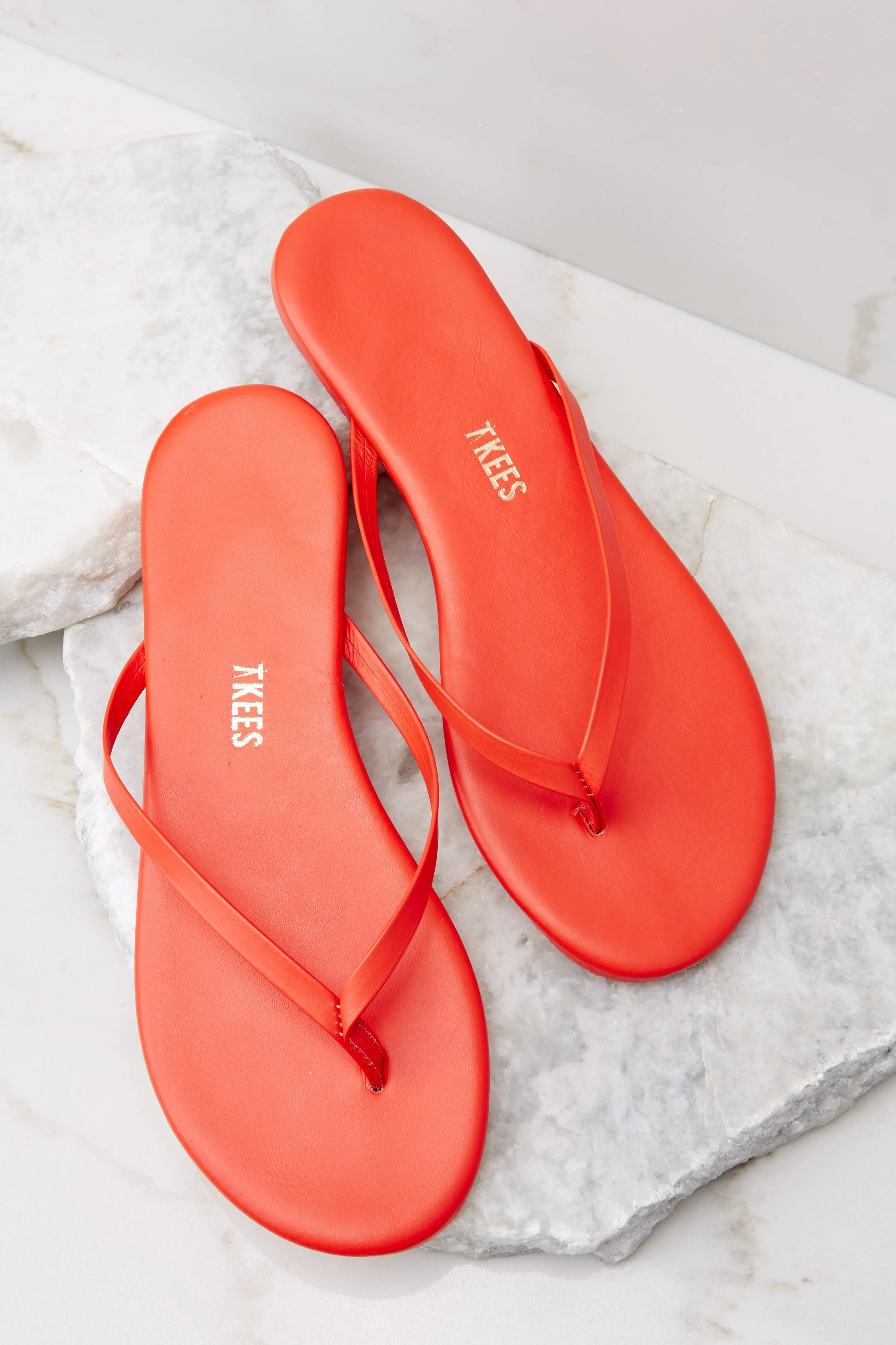 Solids Tangerine Sandals