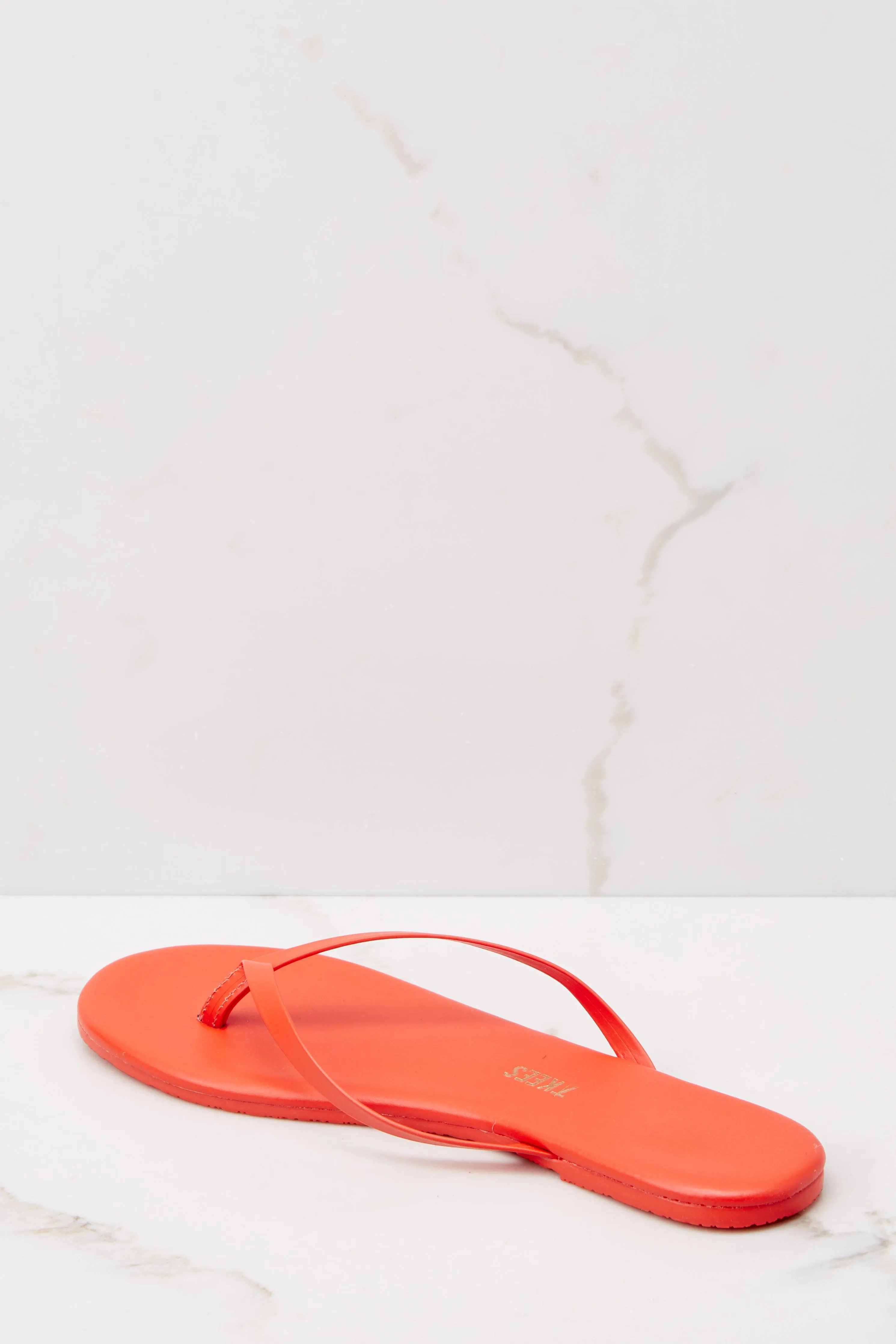 Solids Tangerine Sandals