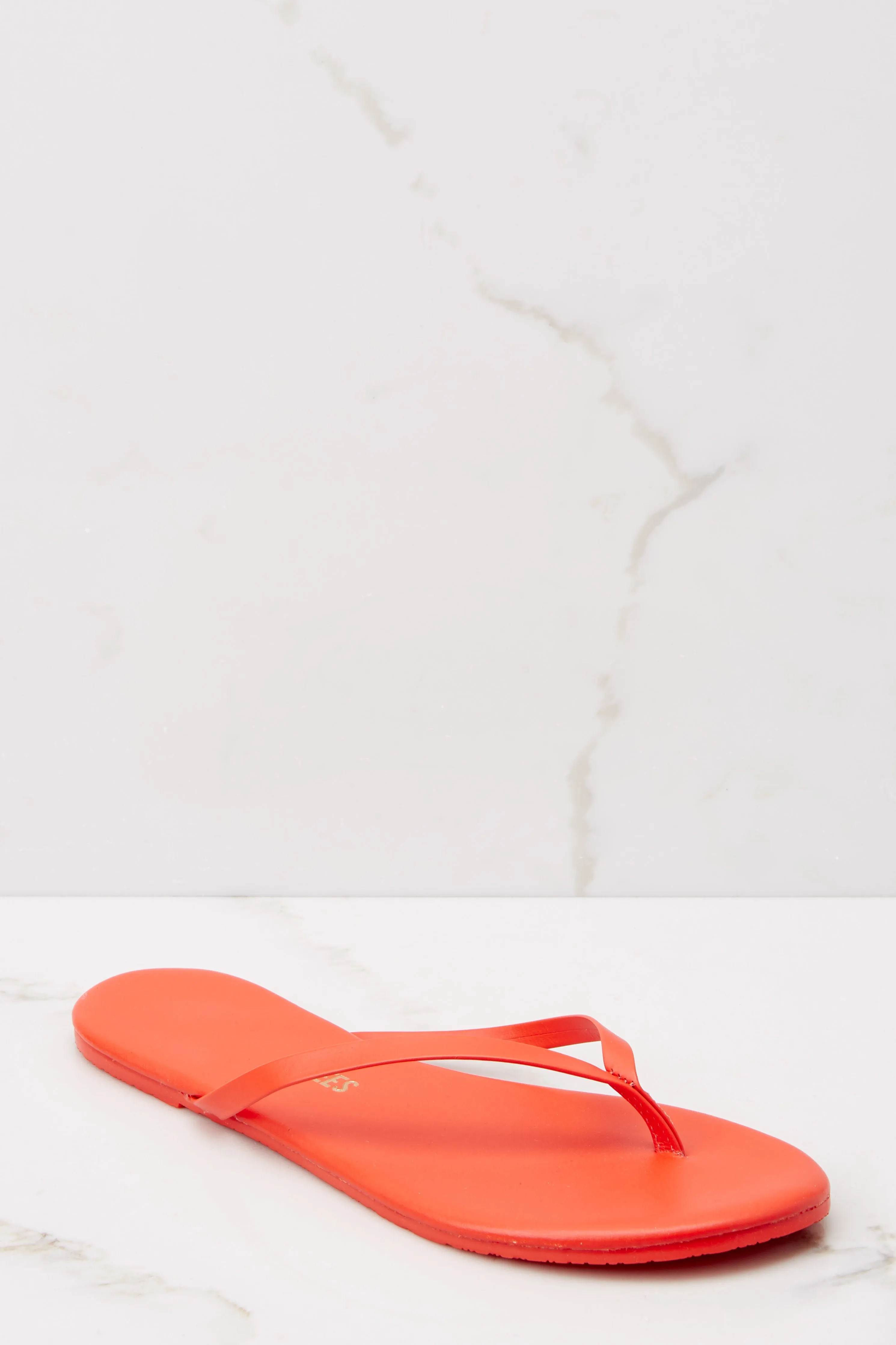 Solids Tangerine Sandals