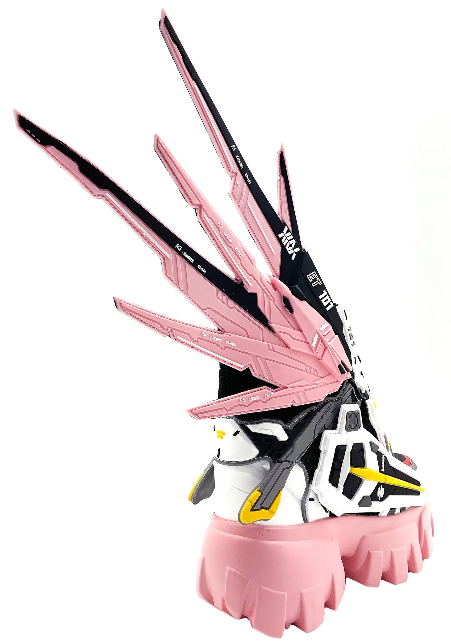 SOURSOP 04 Destiny Pink Platform Sneakers