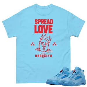 Spizike Football Blue Oilers Spread Love Shirt