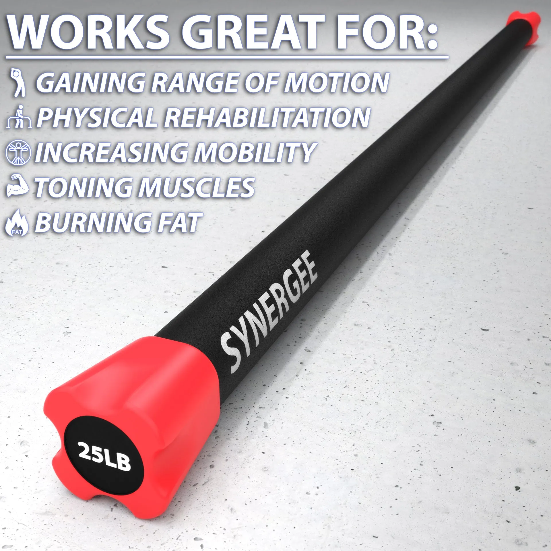 Synergee Weighted Workout Bars