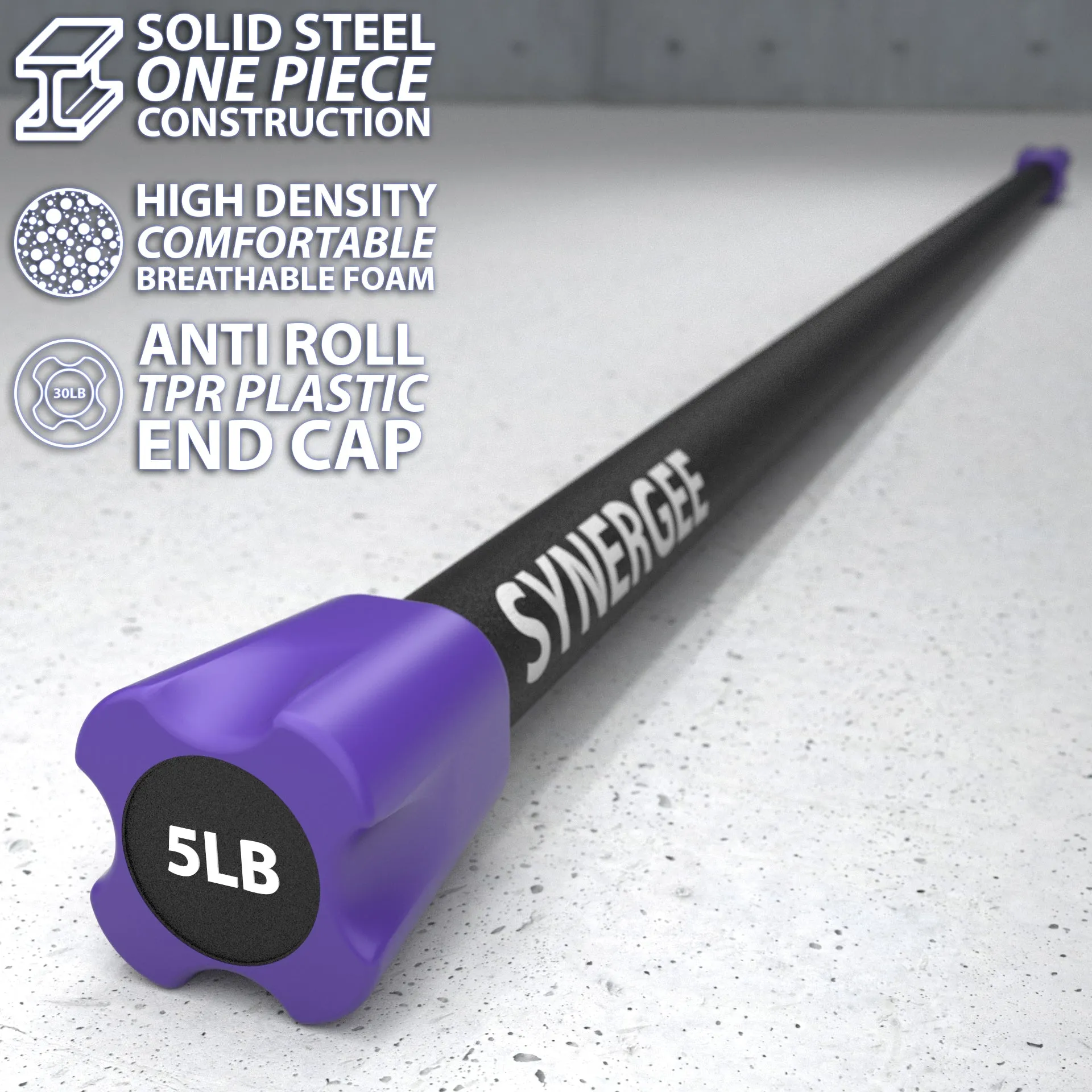 Synergee Weighted Workout Bars