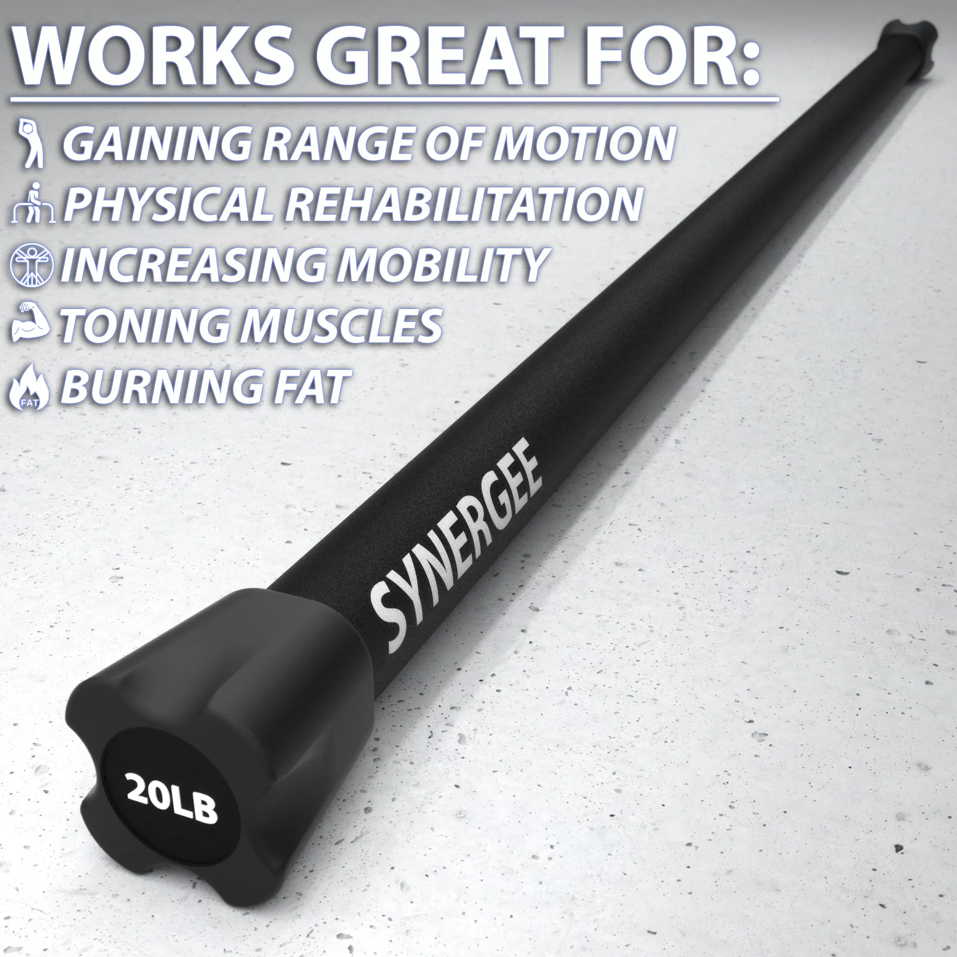 Synergee Weighted Workout Bars