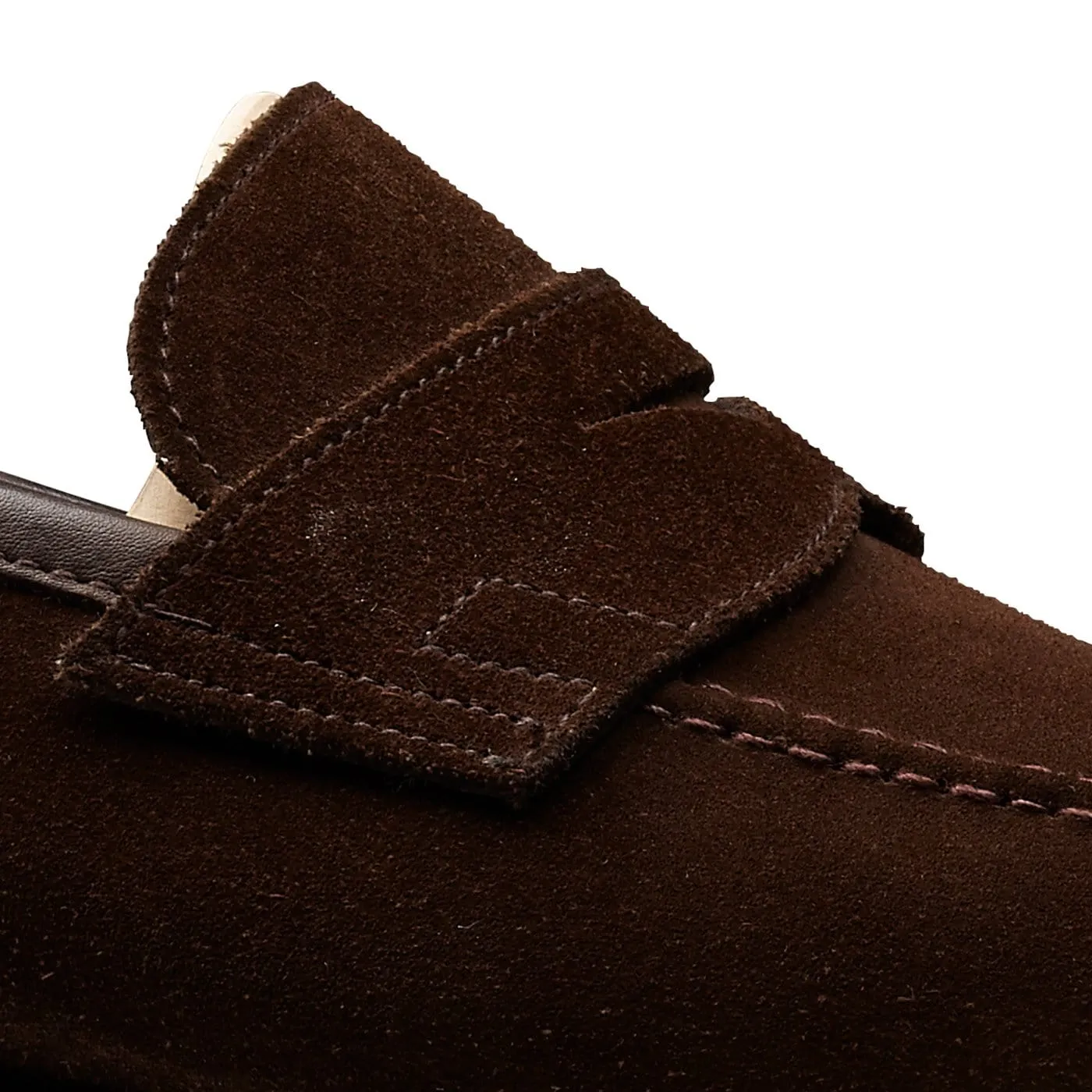 Teign Dark Brown Suede