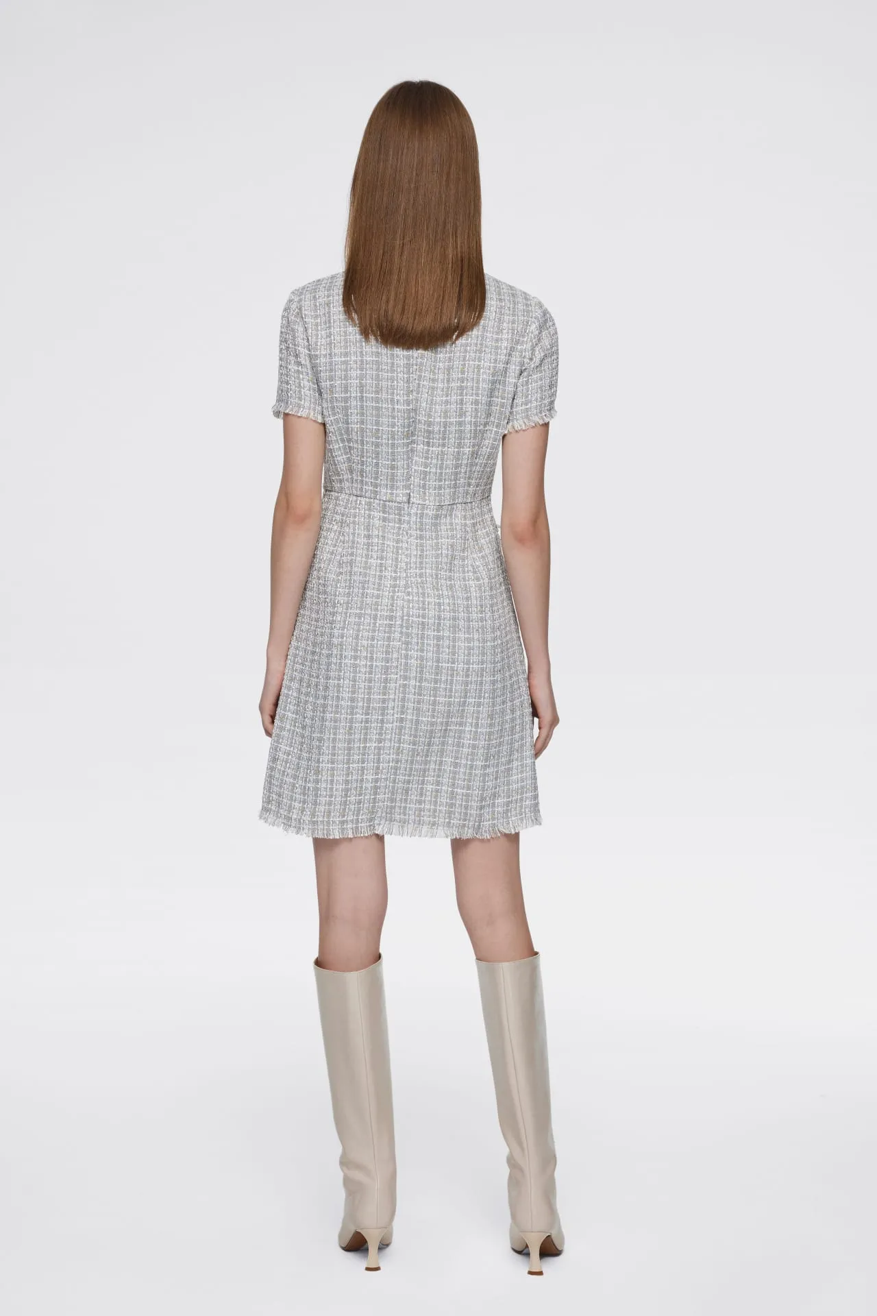 Twiggy Lurex Tweed Dress