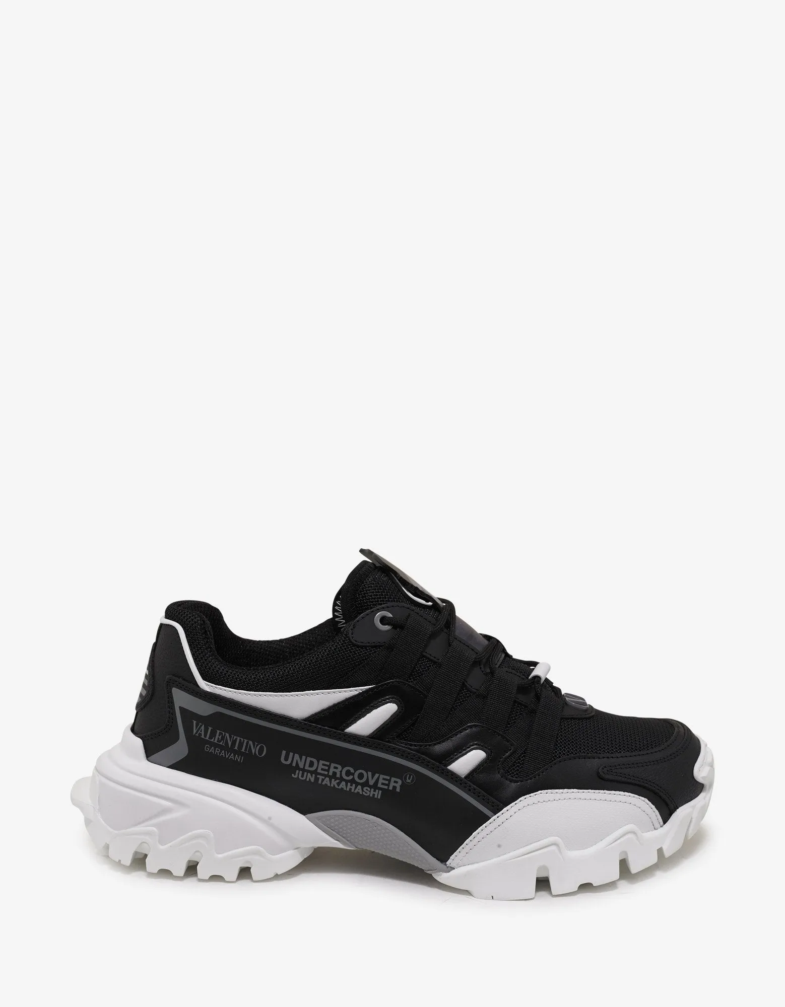 Undercover Black & White Climbers Trainers