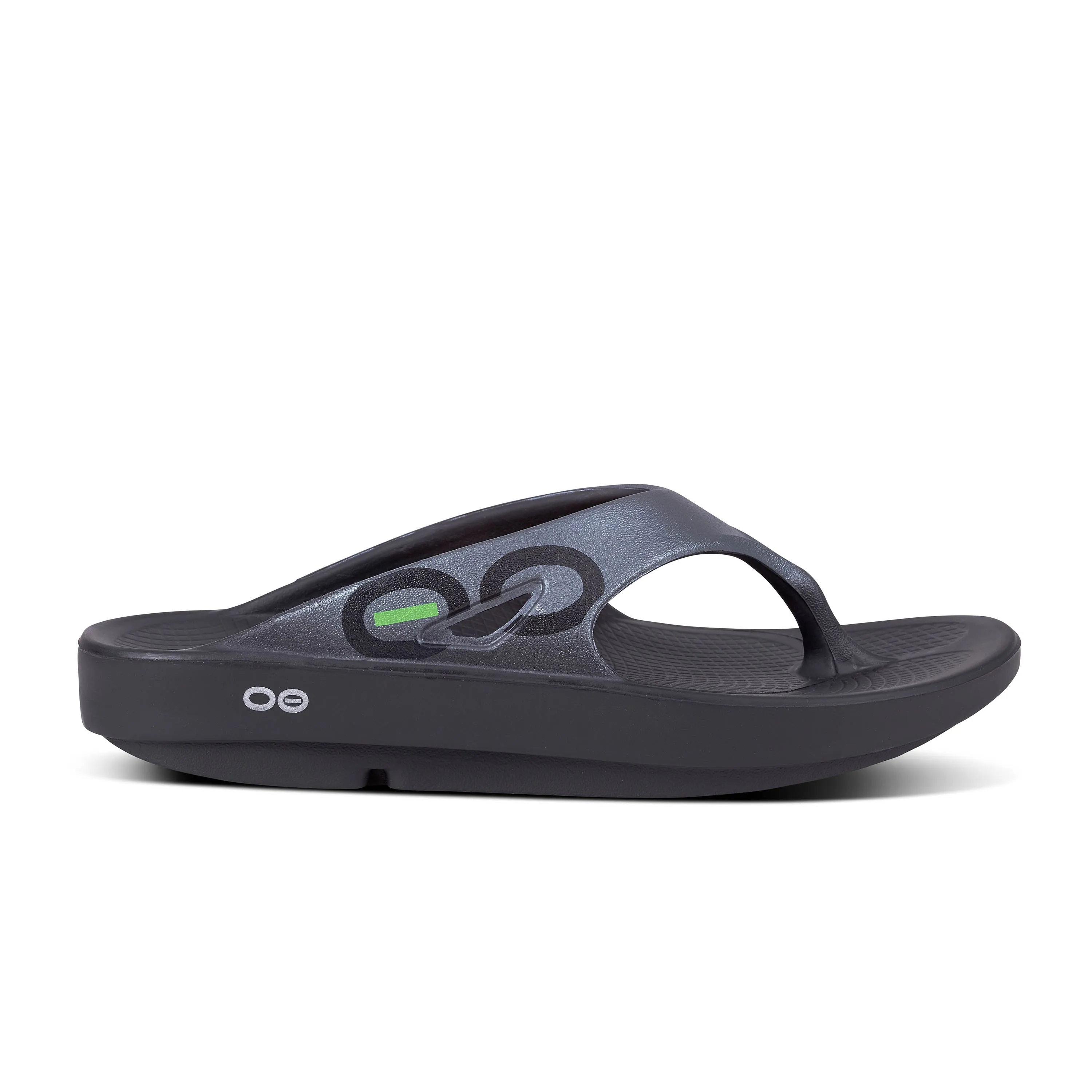 Unisex Oofos Ooriginal Sport Thong Color: Black/Graphite