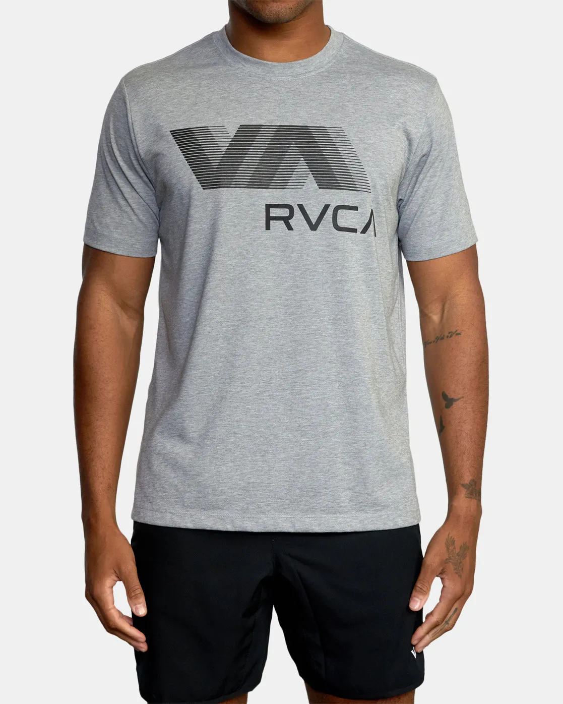 VA RVCA Blur Tee - Athletic Heather