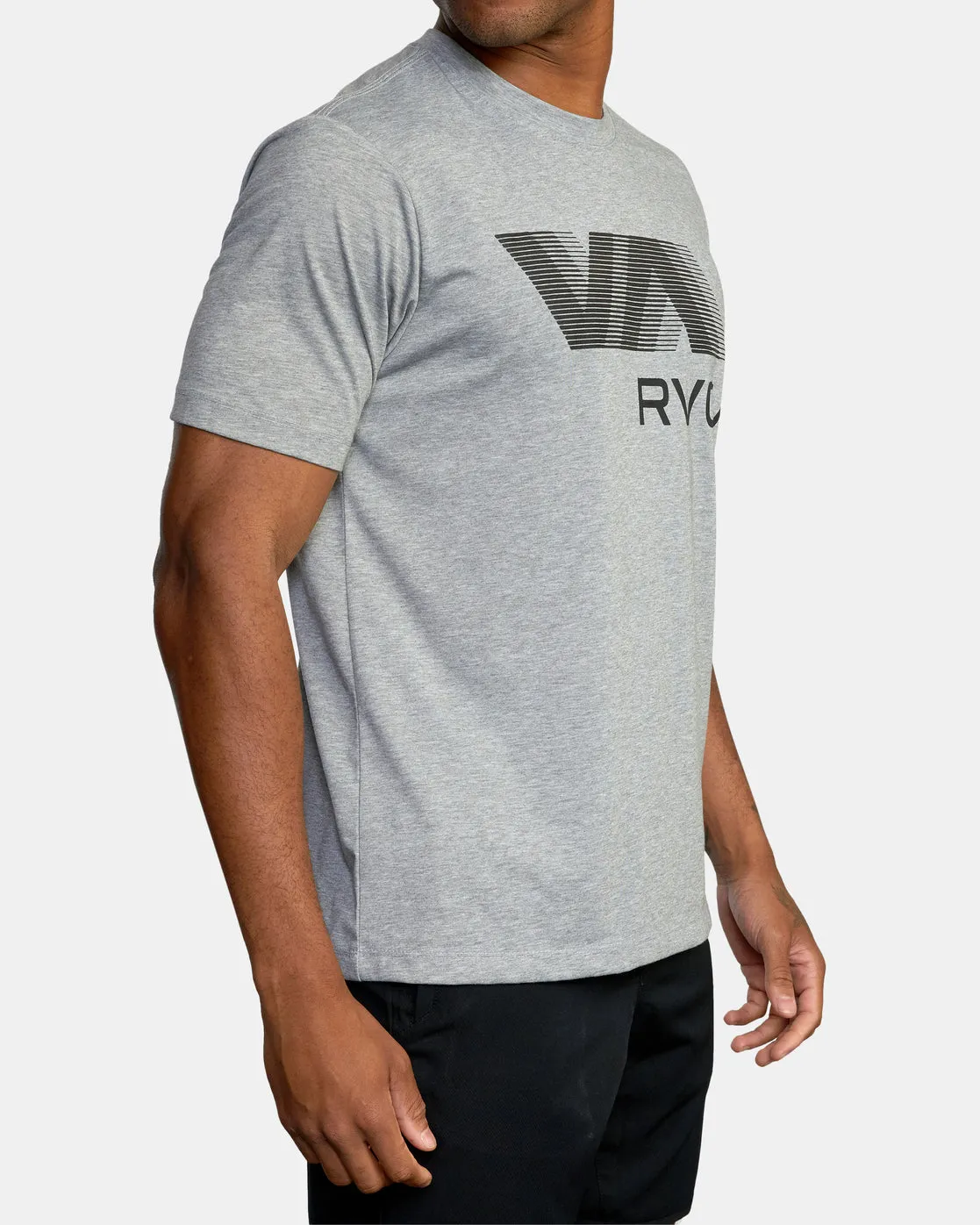 VA RVCA Blur Tee - Athletic Heather